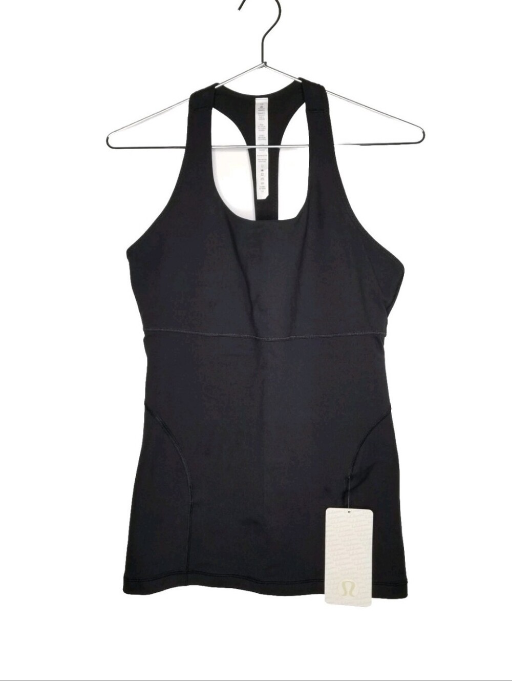 Lululemon Power Up Tank ll Black Size 10 W1B39S Luon Racerback